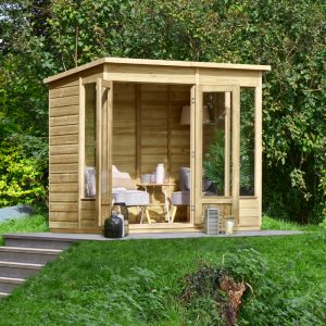 Hartwood 8' x 6' Worcester Pressure Treated Shiplap Pent Summer House