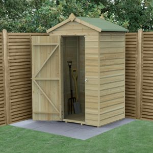 Hartwood 4' x 3' Pressure Treated Windowless Shiplap Apex Shed