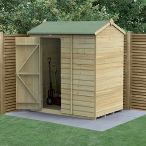 Hartwood 6' x 4' Pressure Treated Windowless Shiplap Reverse Apex Shed