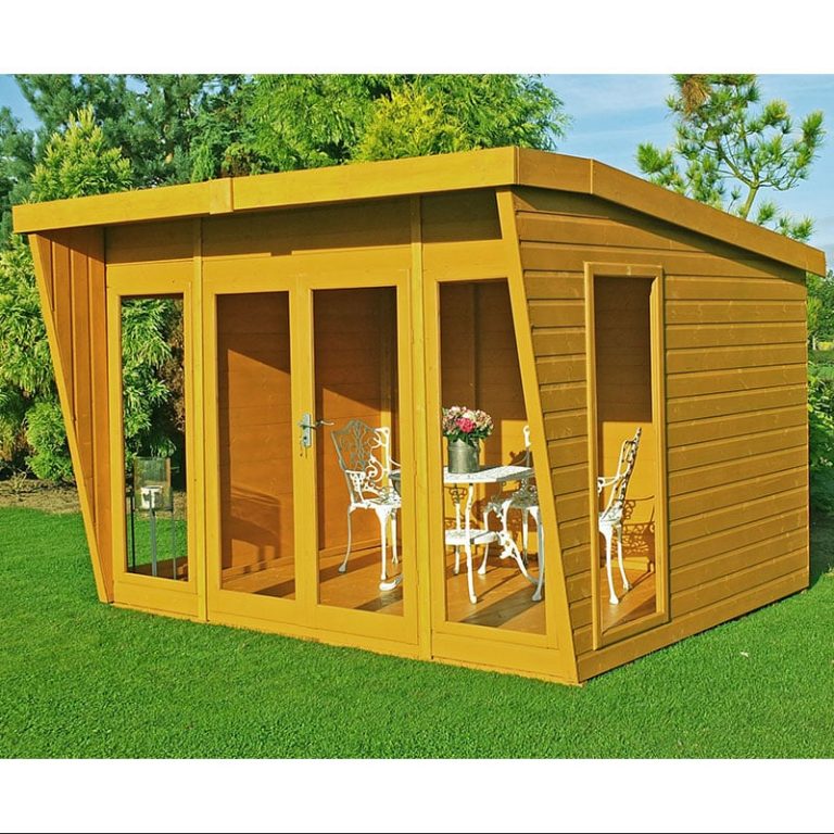 10x8 Shire Highclere Contemporary Wooden Summer House