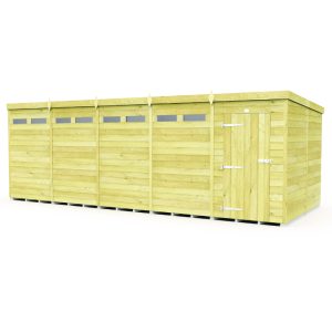 Holt 20' x 8' Pressure Treated Shiplap Modular Pent Security Shed