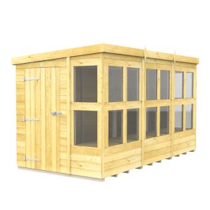 Holt 6' x 12' Pressure Treated Shiplap Modular Pent Potting Shed