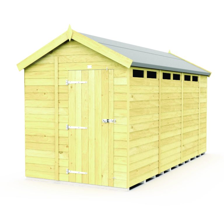 Holt 6' x 14' Pressure Treated Shiplap Modular Apex Security Shed