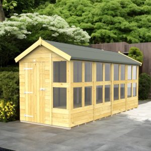 Holt 6' x 16' Pressure Treated Shiplap Modular Apex Potting Shed