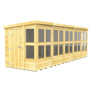 Holt 6' x 20' Pressure Treated Shiplap Modular Pent Potting Shed