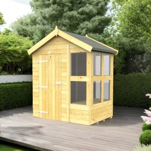 Holt 6' x 4' Pressure Treated Shiplap Modular Apex Potting Shed