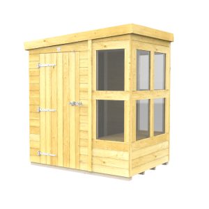 Holt 6' x 4' Pressure Treated Shiplap Modular Pent Potting Shed