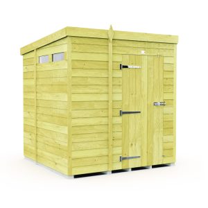 Holt 6' x 6' Pressure Treated Shiplap Modular Pent Security Shed