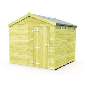 Holt 8' x 8' Pressure Treated Shiplap Modular Apex Security Shed