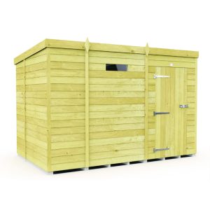 Holt 9' x 7' Pressure Treated Shiplap Modular Pent Security Shed