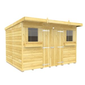 Holt 10' x 8' Handsworth Loglap Pressure Treated Pent Summer Shed