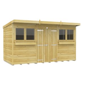 Holt 12' x 6' Handsworth Loglap Pressure Treated Pent Summer Shed