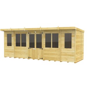 Holt 18' x 7' Alexander Pressure Treated Summer House