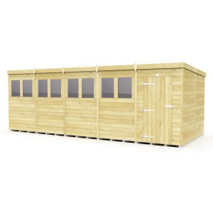 Holt 20' x 8' Pressure Treated Shiplap Modular Pent Shed