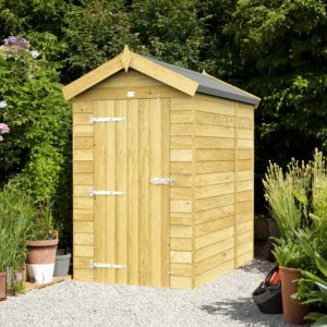 Holt 4' x 6' Pressure Treated Shiplap Modular Apex Shed