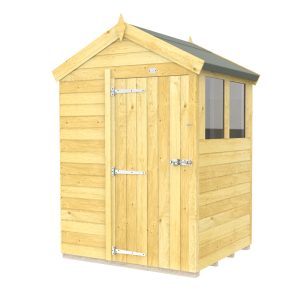 Holt 5' x 4' Pressure Treated Shiplap Modular Apex Shed