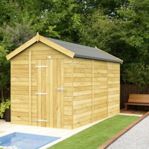 Holt 6' x 12' Pressure Treated Shiplap Modular Apex Shed