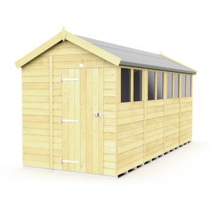 Holt 6' x 16' Pressure Treated Shiplap Modular Apex Shed