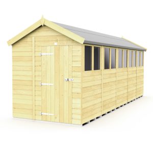 Holt 6' x 20' Pressure Treated Shiplap Modular Apex Shed