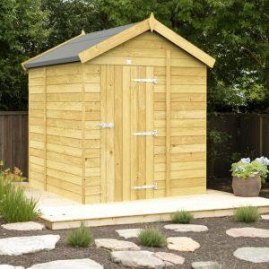 Holt 7' x 7' Pressure Treated Shiplap Modular Apex Shed