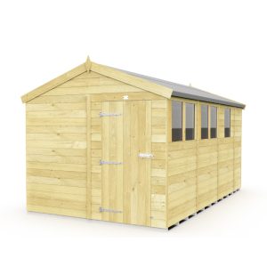 Holt 8' x 13' Pressure Treated Shiplap Modular Apex Shed