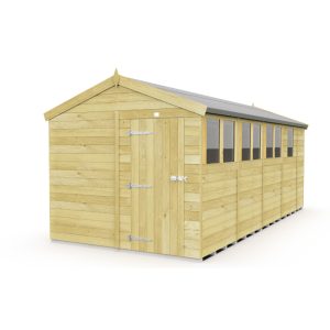 Holt 8' x 17' Pressure Treated Shiplap Modular Apex Shed