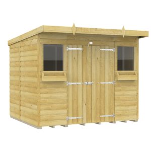 Holt 8' x 7' Handsworth Loglap Pressure Treated Pent Summer Shed