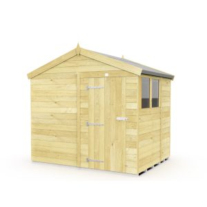 Holt 8' x 7' Pressure Treated Shiplap Modular Apex Shed