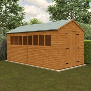 Redlands 8' x 16' Loglap Apex Heavyweight Workshop