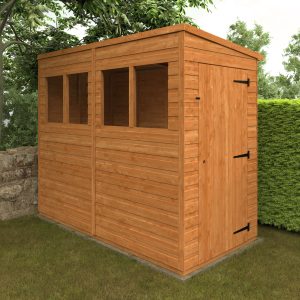 Redlands 4' x 8' Shiplap Modular Pent Shed