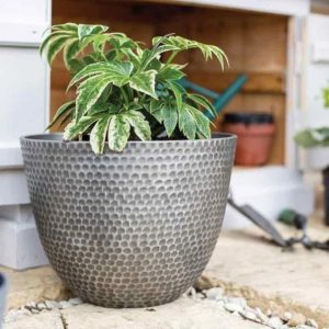 La Hacienda Elements Grey Garden Pot - 31cm