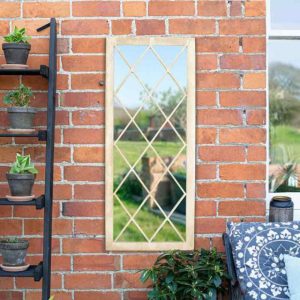 La Hacienda Lattice Stone Effect Mirror