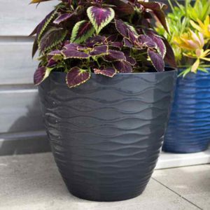 La Hacienda Windermere Charcoal Garden pot - 38cm