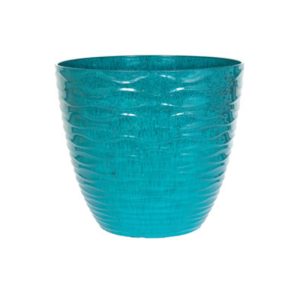 La Hacienda Windermere Teal Garden Pot - 33cm