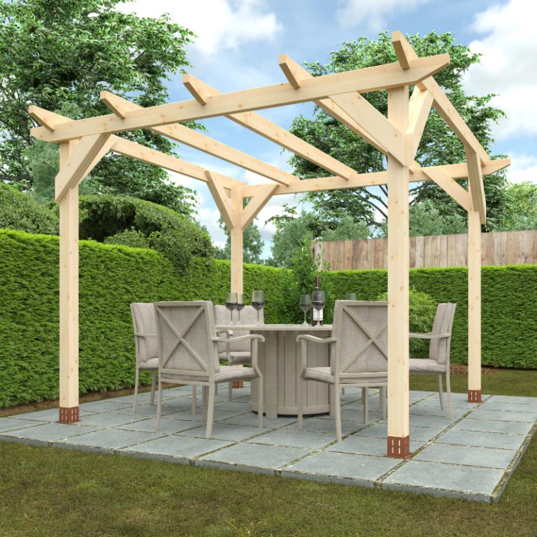 Redlands 10' x 10' Garden Pergola