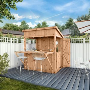 Adley 4' x 6' Pressure Treated Garden Bar Plus Shutters