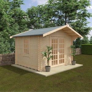 Redlands 10' x 12' Philadelphia Log Cabin - 28mm