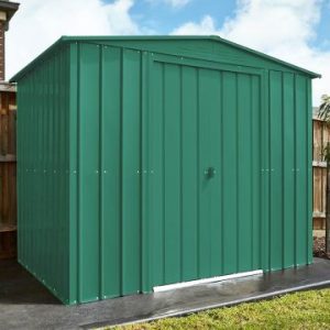 8' x 3' Globel Heritage Green Apex Metal Shed (2.45m x 0.92m)