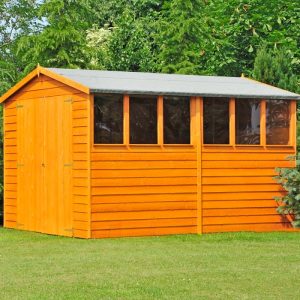 Loxley 10' x 10' Double Door Overlap Apex Workshop