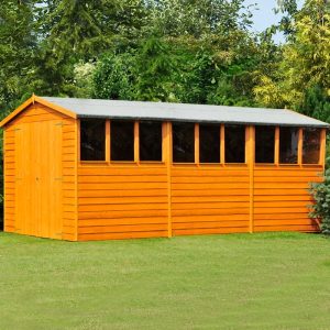 Loxley 10' x 15' Double Door Overlap Apex Workshop