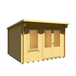 Loxley 3.3m x 3m Wellington Log Cabin - 19mm