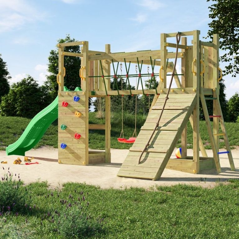 Loxley 17' x 13' Climbing Frame With Double Tower