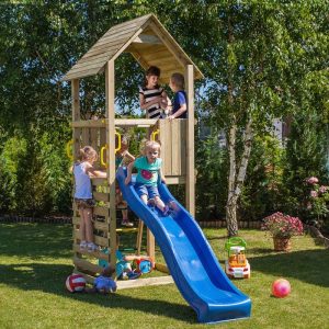 Loxley 4' x 10' Climbing Tower Fortress & Slide