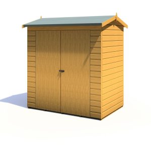 Loxley 4' x 6' Premium Double Door Shiplap Reverse Apex Shed