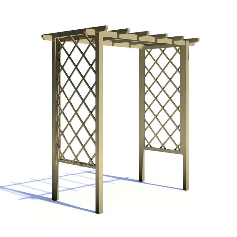 Loxley 6' x 3' Arch Trellis Pergola