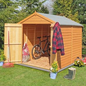 Loxley 6' x 6' Windowless Double Door Overlap Apex Shed