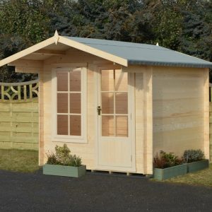 Loxley 2.4m x 2.4m Coulsdon Log Cabin