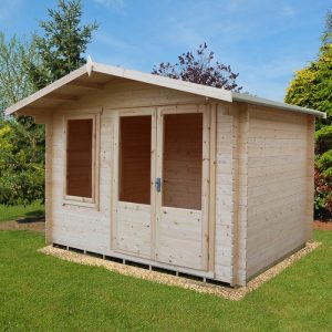 Loxley 3.4m x 3m Crosby Log Cabin