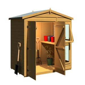 Loxley 6' x 4' Shiplap Apex Potting Shed