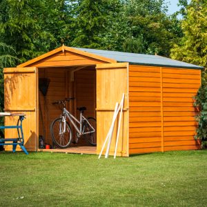 Loxley 8' x 12' Windowless Double Door Overlap Apex Shed